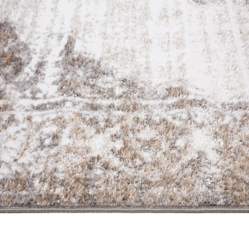 Tapis rectangulaire Saroya, Rectangle 7 pi 11 po x 11 pi 2 po