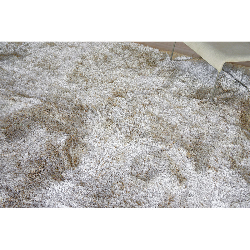 Sumo Solid Area Rug in Beige, Rectangle 5' x 8', Beige