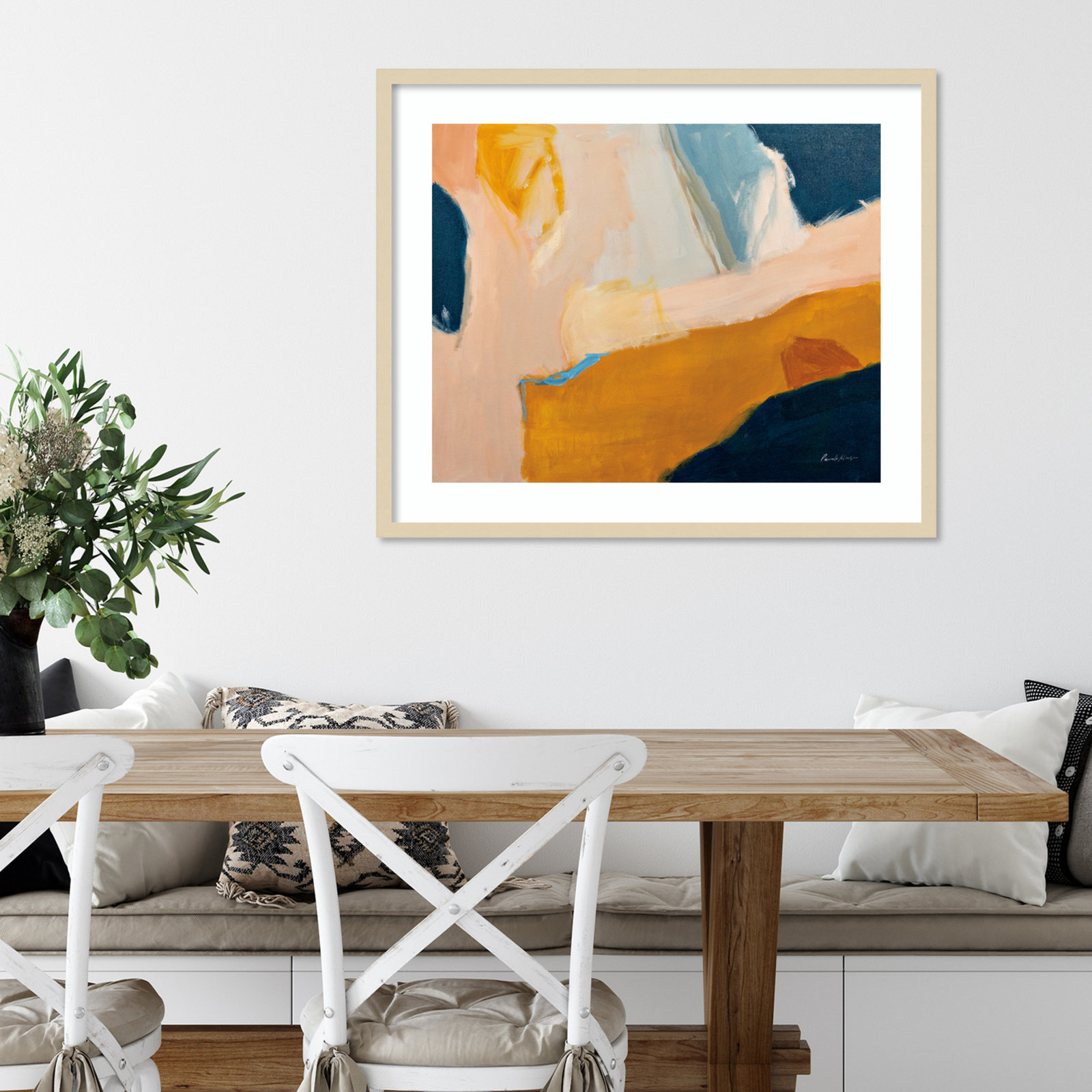 "Golden Gate" Print by Pamela M., 33" W x 28" H, Natural