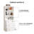 Reshelle Book Cabinet Storage Bookcase-772880400