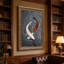 Art sur toile blanc et orange Koi-132473527
