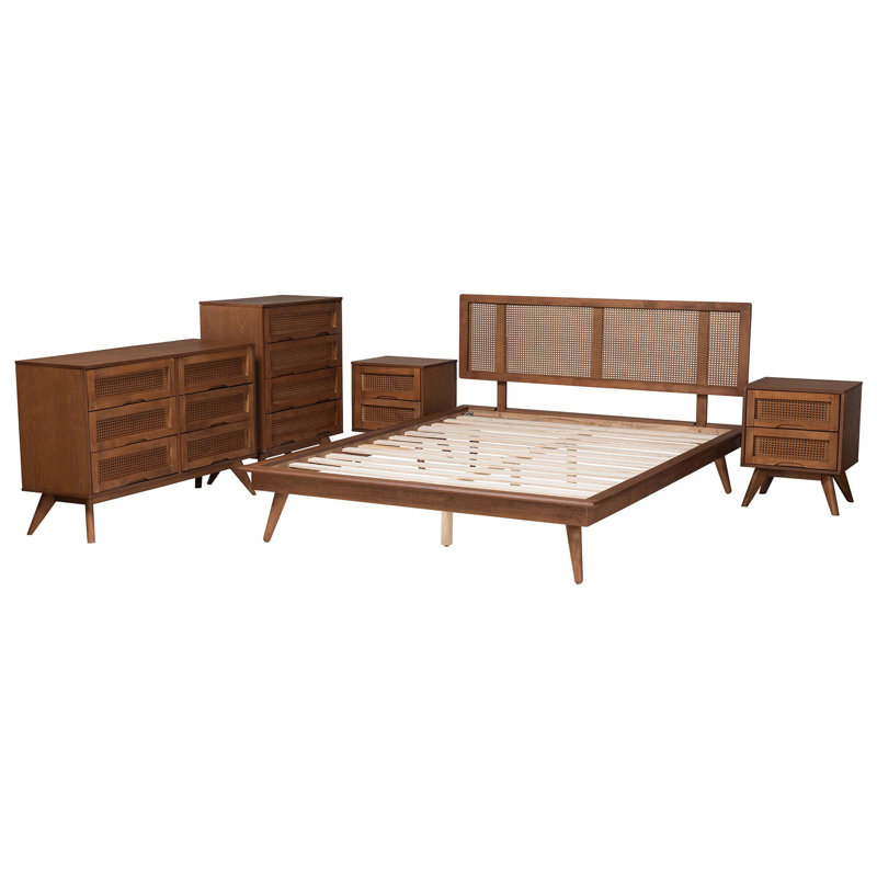 Ensemble de chambre avec lit plateforme 6 pièces Klima, Complète