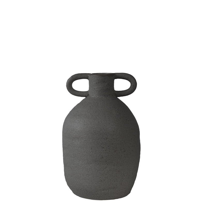 Vase de table en céramique Kassia, Noir