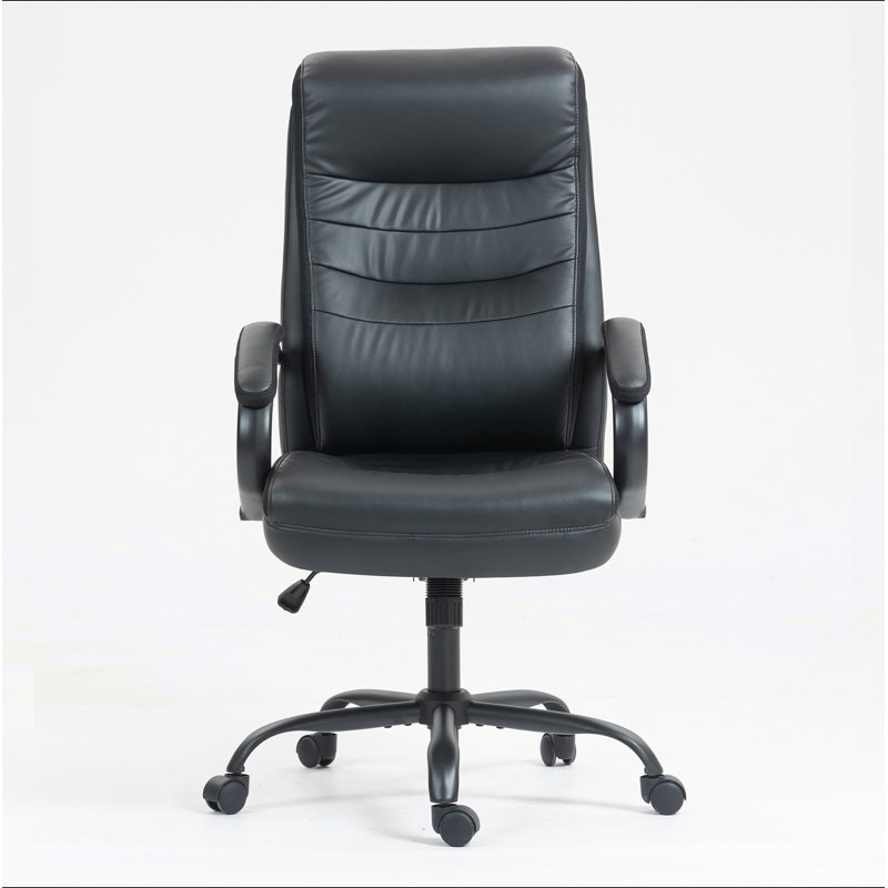 Chaise de bureau en polyuréthane à haut dossier