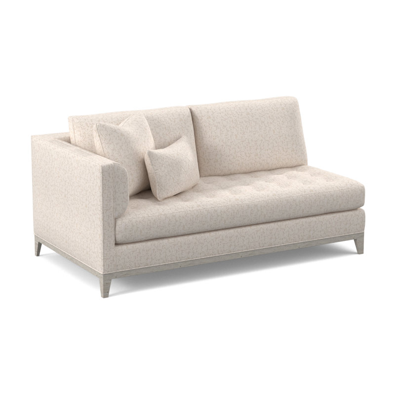 Paramount Upholstered Sectional Symmetrical, Bisque, Tortoise Shell Flax