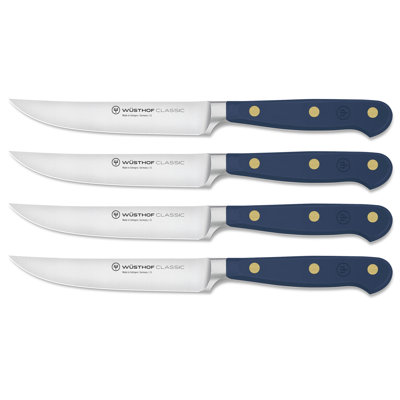 WÜSTHOF Classic Color 4-Piece Steak Knife Set