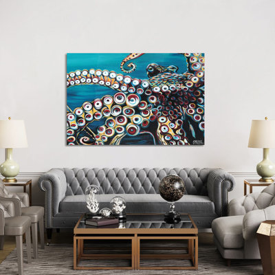 Wild Octopus I by Carolee Vitaletti - Wrapped Canvas Gallery-Wrapped Canvas Giclée