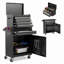Tool Chest, 5-Drawer Rolling Tool Storage Cabinet With Detachable Top Tool Box, Liner, Universal Lockable Wheels, Adjustable Shelf, Locking Mechanism, Metal Tool Cart ,With 5Pcs Plastic Tool Tray-1766332852