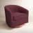 Bennett Upholstered Swivel Barrel Chair-1675613807