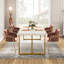 Waltraude Metal Base Dining Table-710670964-710670965
