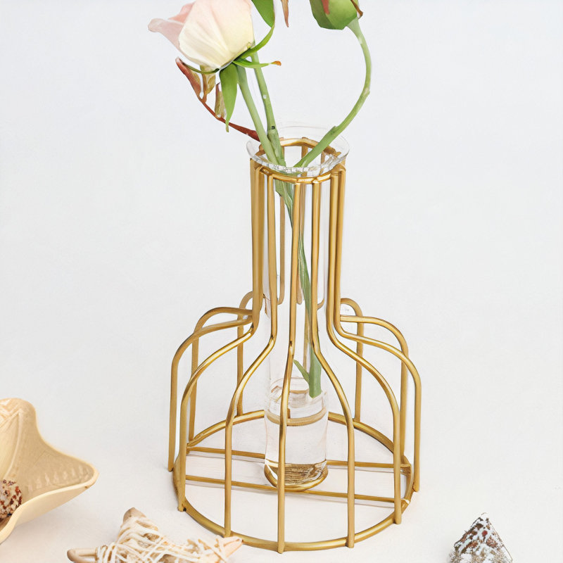 Metal Table Vase