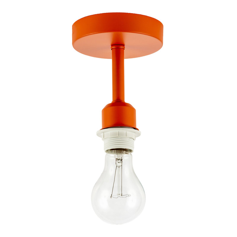 Semi Flush Mount, Orange