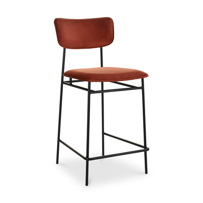 Turin Velvet Bar & Counter Stool