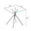 Table de bout carrée en verre transparent 17,72 po-133323151-89752719