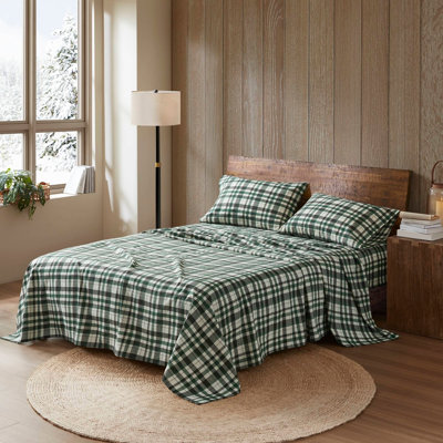 4 Pieces Full 100% Cotton Printed Sheet Set,Finton