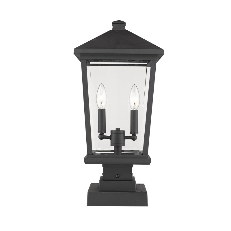 Luminaire suspendu à 2 lumières Bourke, Noir