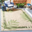Tapis d'intérieur / extérieur à motif floral Lueck-45267560