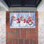Tapis de porte Holiday Holiday Icy Snowman Trio, par Paul Brent, 18 po x 30 po