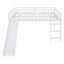 Lit mezzanine avec glissade et conception multifonctionnelle