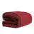 Traditional Ruched 7 Piece Burgundy Comforter Set, Queen-1639677135-1698349567