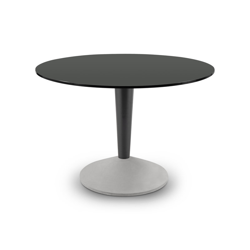Amot Round Glass Top Dining Table