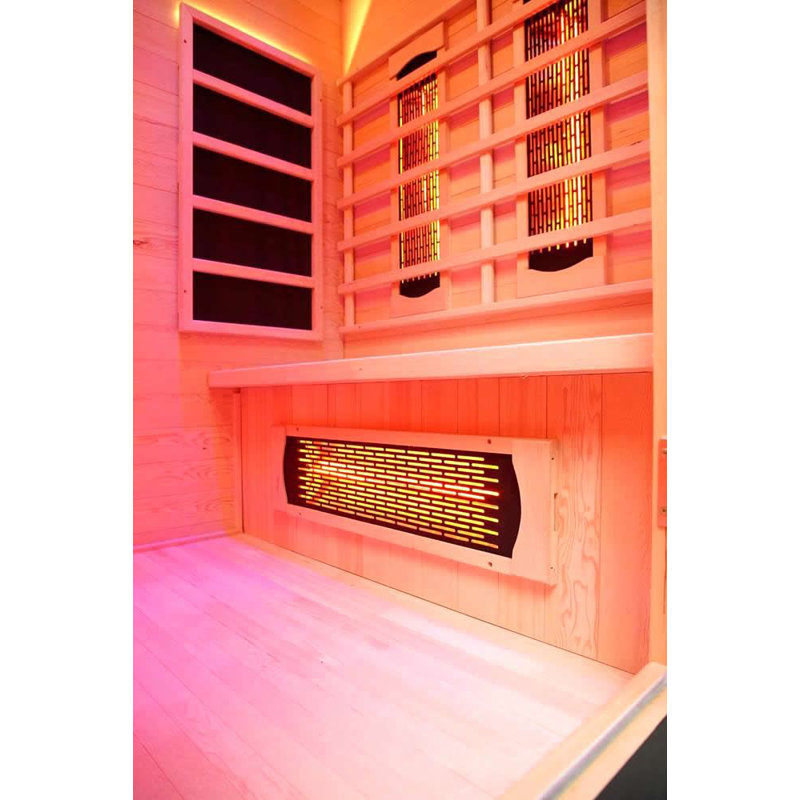 Vidalux Platinum 4 Person Full Spectrum Infrared Sauna With Complete Heat