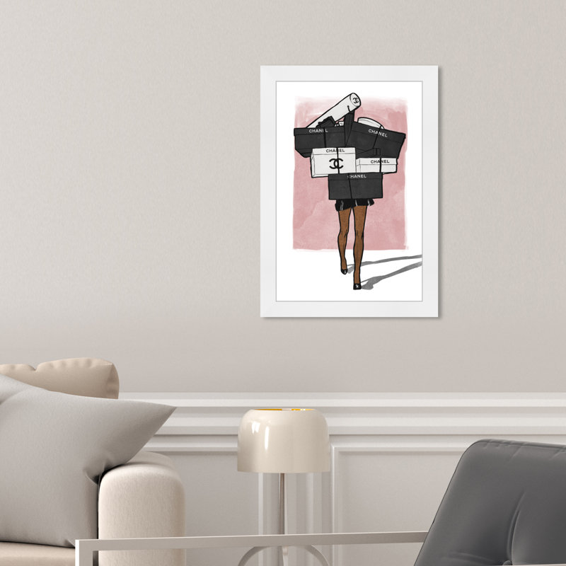 «French Boxes Overoad Blush», impression encadrée, H 47 po x l 32 po