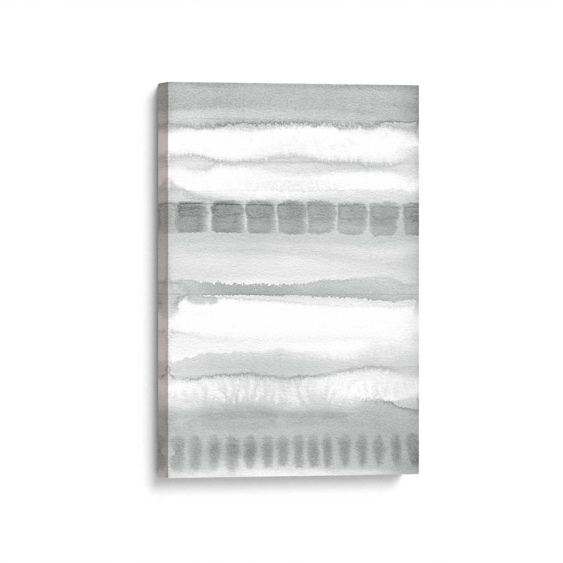 Impression sur toile Soft Gradient Stripes II, H 18 po x l 12 po x P 1,25 po, Toile tendue