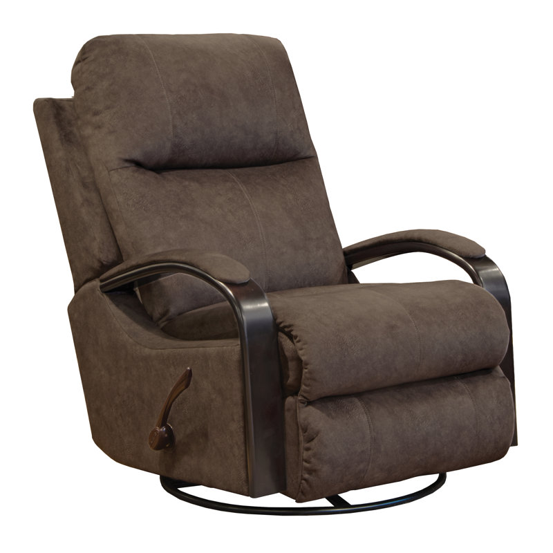 Fauteuil inclinable et pivotant pivotant Fouts, Chocolat