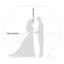 Double-Layer White Pentagon Floral Wedding Arch