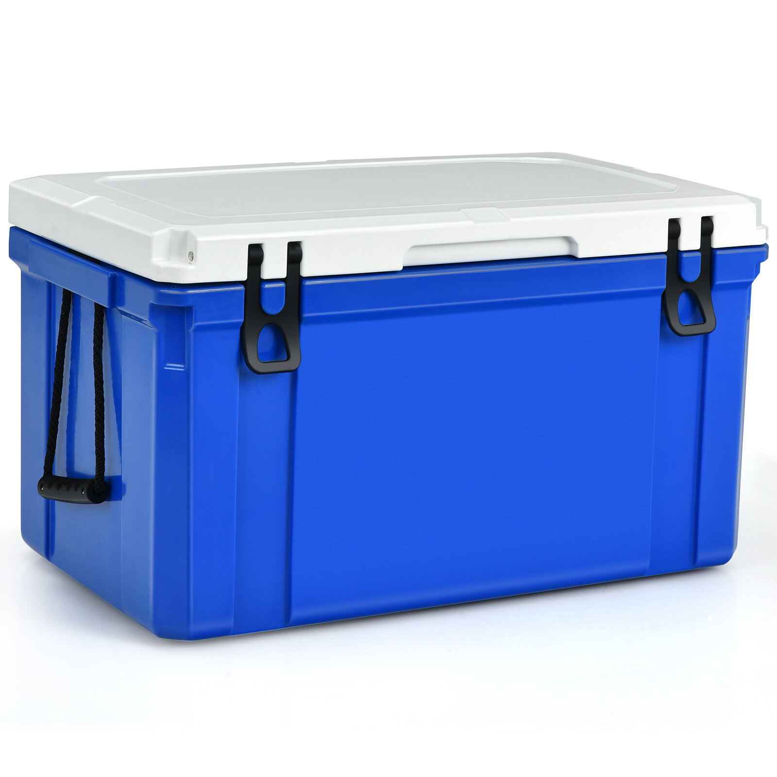 Topbuy 79 Quarts Ice Chest Cooler , Blue/White