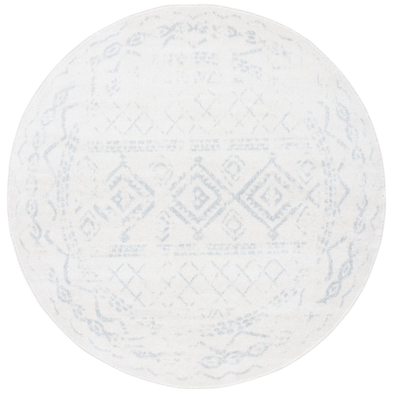 Tulum Performance Southwestern Rug, Round 6'7"