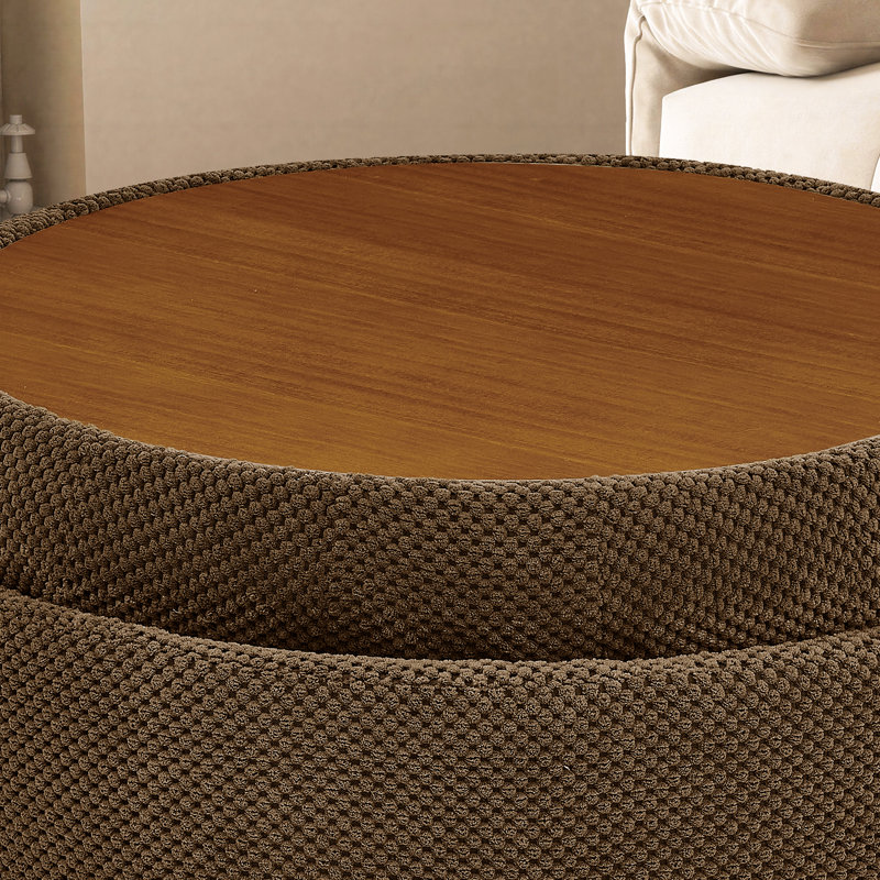 Table basse avec repose-pieds et rangement Modern, Café
