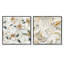 Rooney - Ensemble de 2 collages carrés botaniques abstraits-101859904-101859905