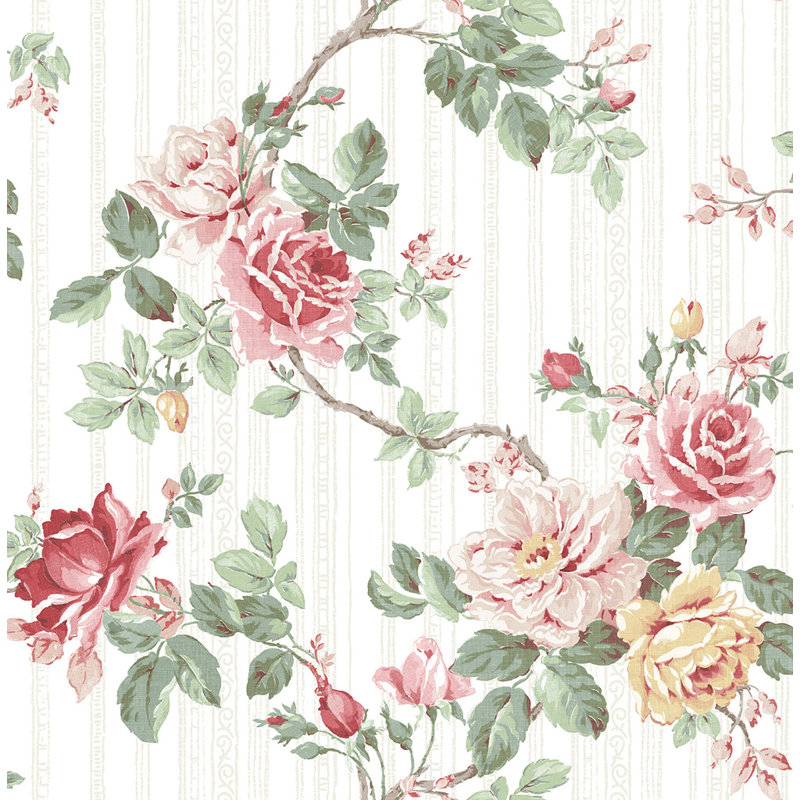 Mccoy Floral Roll, Red