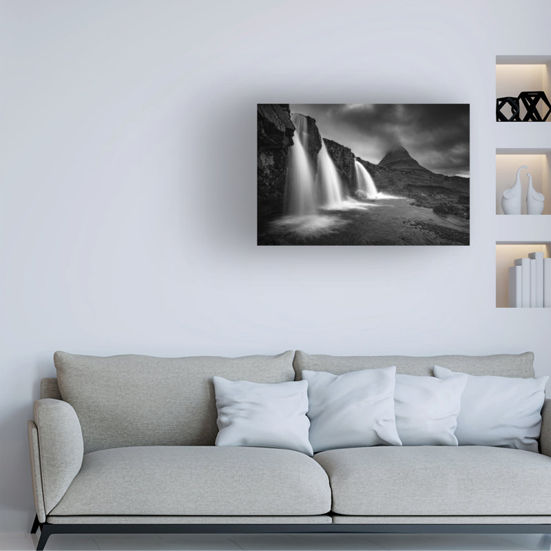 Ramon Menendez Covelo Kirkjufellsfoss, art sur toile, H 12 po x l 19 po