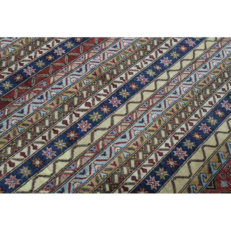 Aryana Wool Plaid Area Rug in Multicolor, Rectangle 8'1" x 10'