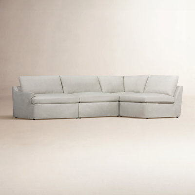 Wrenley 4-Piece Slipcovered Modular Sectional