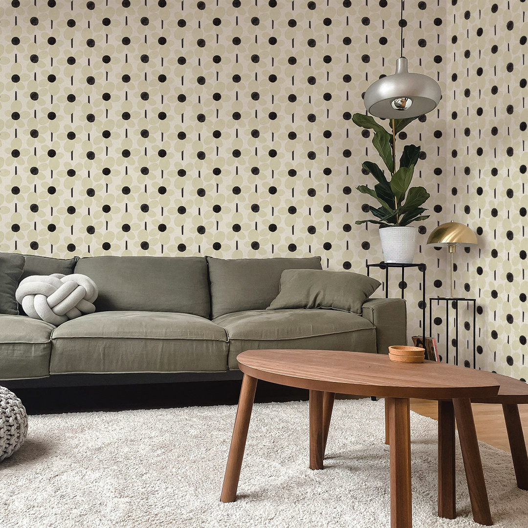 Tynesia Self-Adhesive Wallpaper Roll, Tuxedo