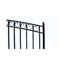 Barrière battante en métal avec porte piétonne H 6 pi.-374668388