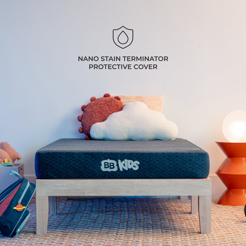 Matelas pour enfants avec protection contre les taches Brooklyn Bedding, Lit simple