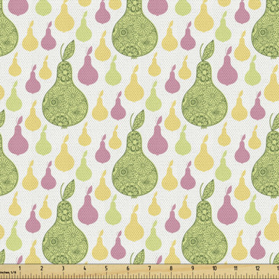 Charsie Pears and Silhouettes Pop Kitchen Multi-Purpose Fabric
