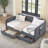 Modern Twin Size Upholstery Daybed With Trundle Bed And Two Storage Drawers, Extendable Daybed-1890899655