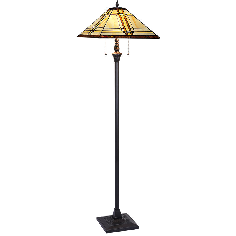 Lampe sur pied 16 po x 16 po x 65 po Tiffany