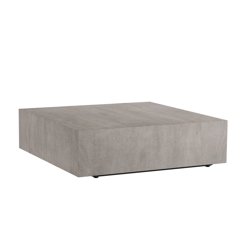 Table basse Frezco - carré - gris - gris