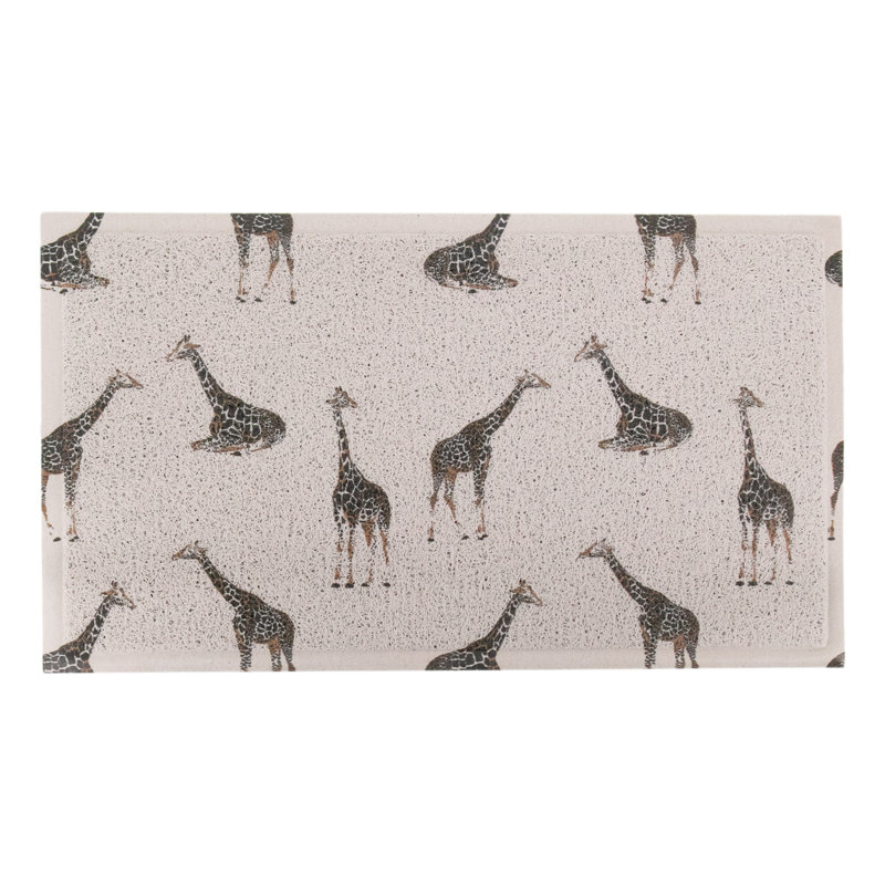 Mithran Non-Slip Floral Doormat