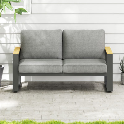 Brandtley Outdoor Aluminum Loveseat by Green4ever