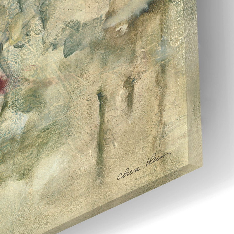 «Hollyhocks Panel 2» par Cheri Blum, art mural en verre acrylique, H 24 po x l 12 po