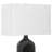 Uttermost Void Matte Black Table Lamp