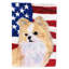 2 côtés en polyester de 2 côtés american drapeau de jardin-1288238517